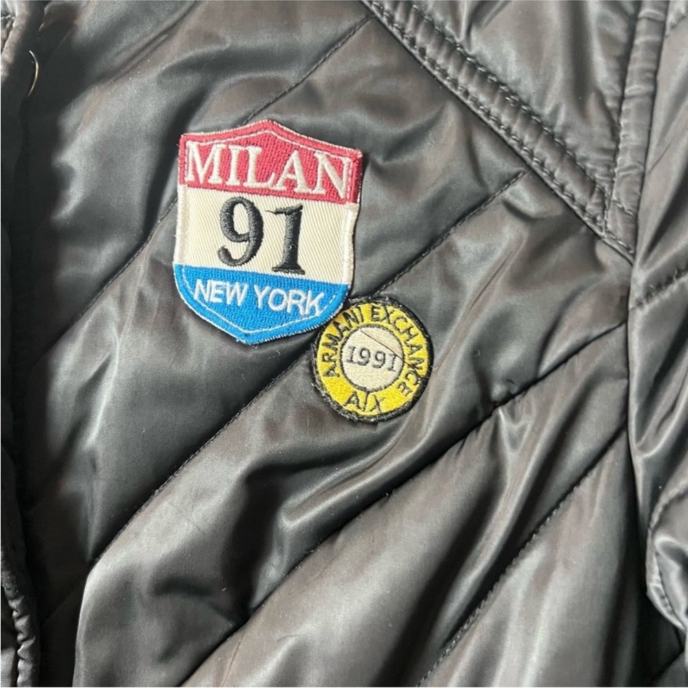 Armani Exchange Puffer Bomber Patchwork Women's J… - image 2